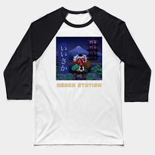 Iisaka, the Tengu Wanderer (Night Ver. 3.0) - “Chibis On The Move” by iisakastation.com Baseball T-Shirt